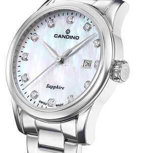 Reloj C4738/1 Candino Swiss Blanco Nácar Mujer Couples Classic
